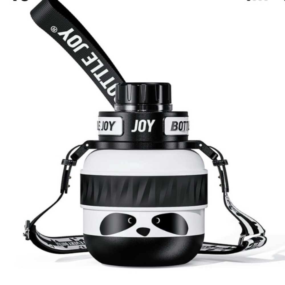 Insulated Stainless Steel Water Bottle with Strap Bottle Joy 16 oz